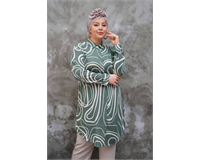 Büyük Beden Viskon Tunik