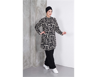 Büyük Beden Viskon Tunik