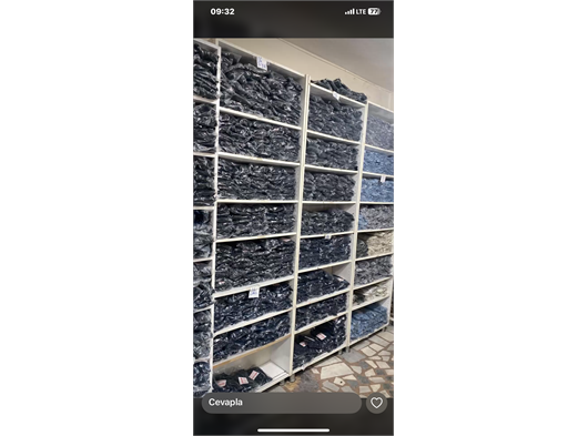 5 cm den 18 cm’e kadar metal  kemik fermuarlar stoklarımızda