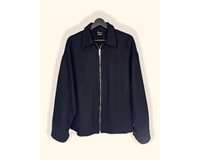 KAŞE LACİVERT CEKET FERMUARLI