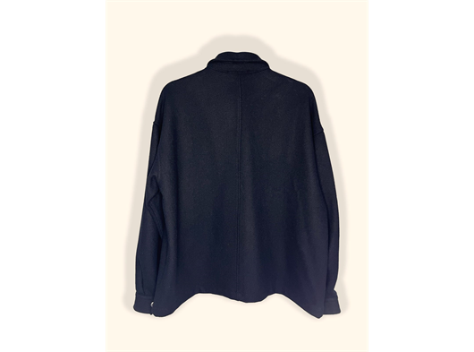 KAŞE LACİVERT CEKET FERMUARLI