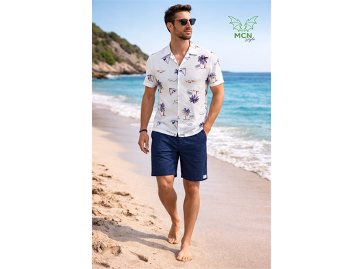 Toptan Dijital Baskılı Gömlek ve Şort