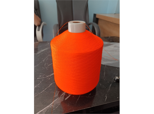 150 denye orange polyester
