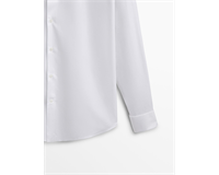 “Günlükten Davete – %100 Pamuk Beyaz Regular Fit Erkek Gömlek”