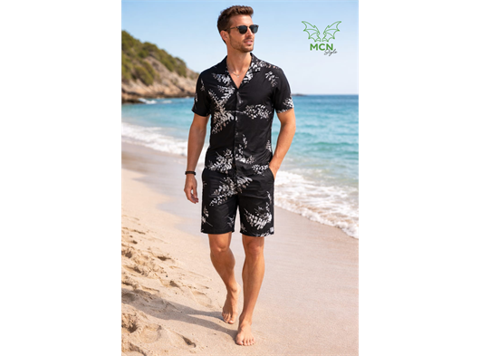 Toptan Dijital Baskılı Gömlek ve Şort