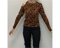 Pamuklu sonbahar leopar koleksiyonu