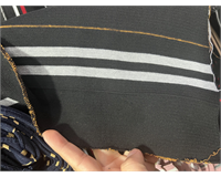 çizgili ve düz mont ribanaları polo yaka