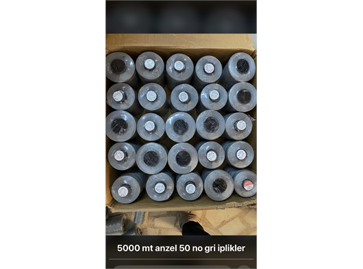 50 numara siyah gri lacivert iplikler