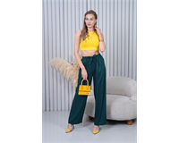 Siyah Viskon Pantolon