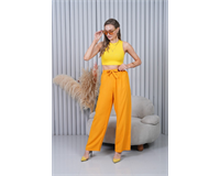 Siyah Viskon Pantolon