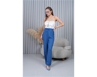 Siyah Viskon Pantolon